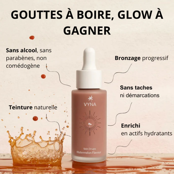 Gouttes bronzantes - Vyna™